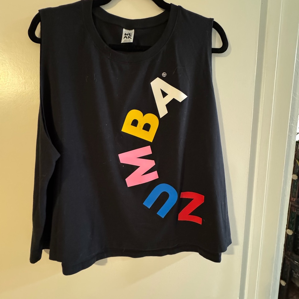 Zumba Wear Plus sleeveless top NEW